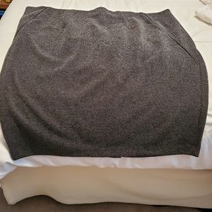 Pencil skirt with leather trim. Never worn